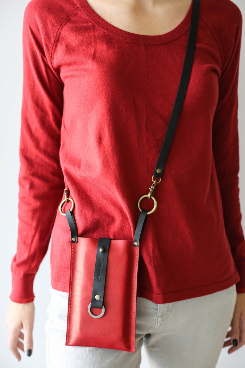 Leather Accessories Gift for her Phone Bag Leather Phone Etsy