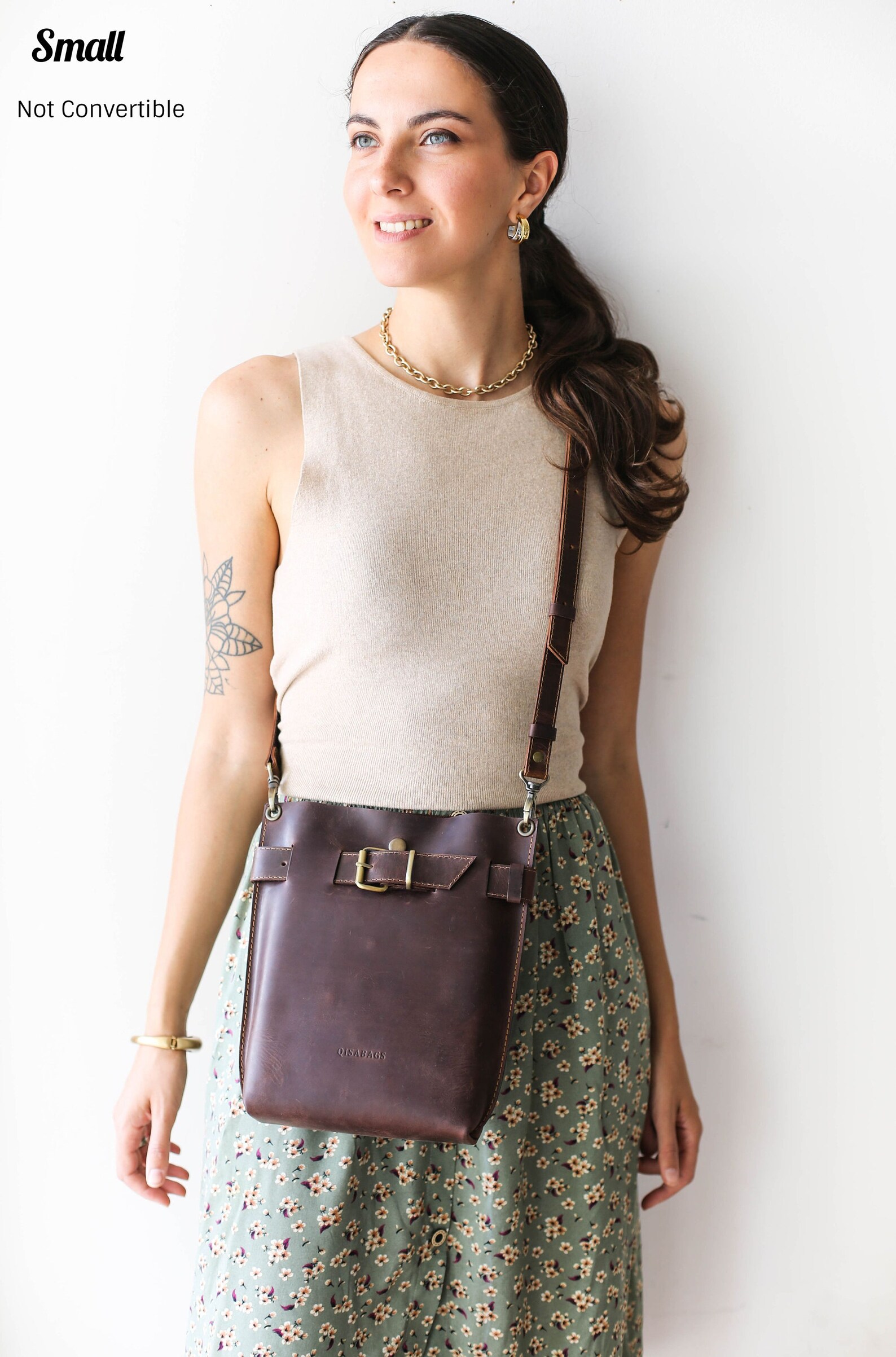 Dark Brown Leather Backpack Women Leather Rucksack Travel - Etsy