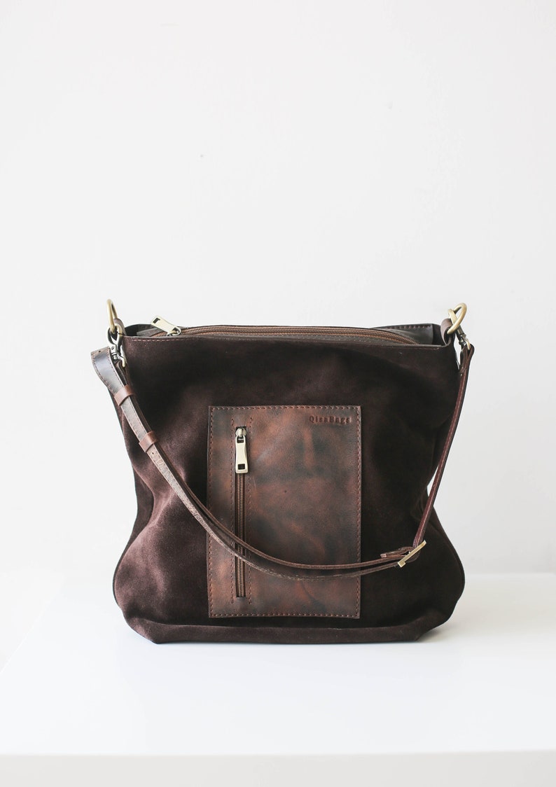 Brown Leather Satchel for women