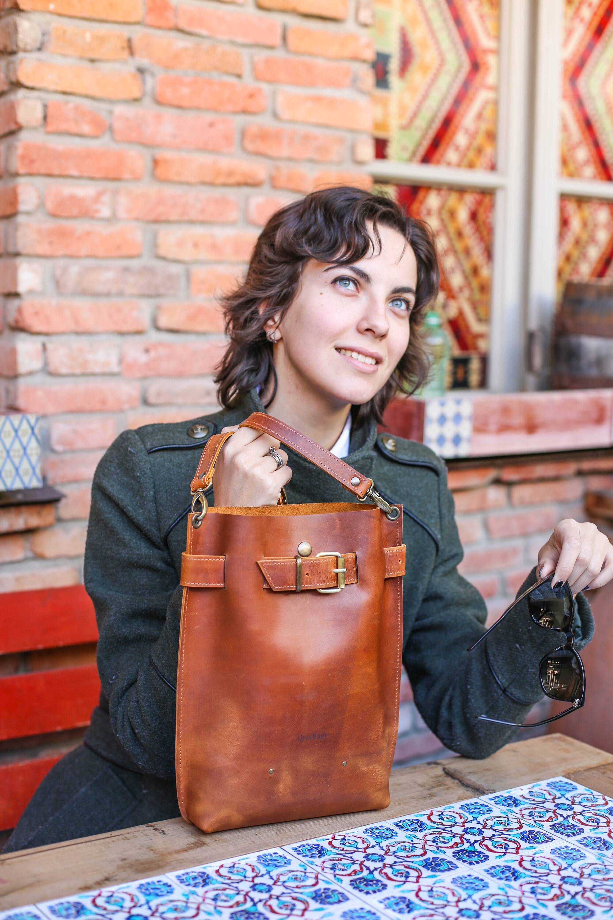 Leather Crossbody Bag Brown Leather Backpack Brown Leather Etsy