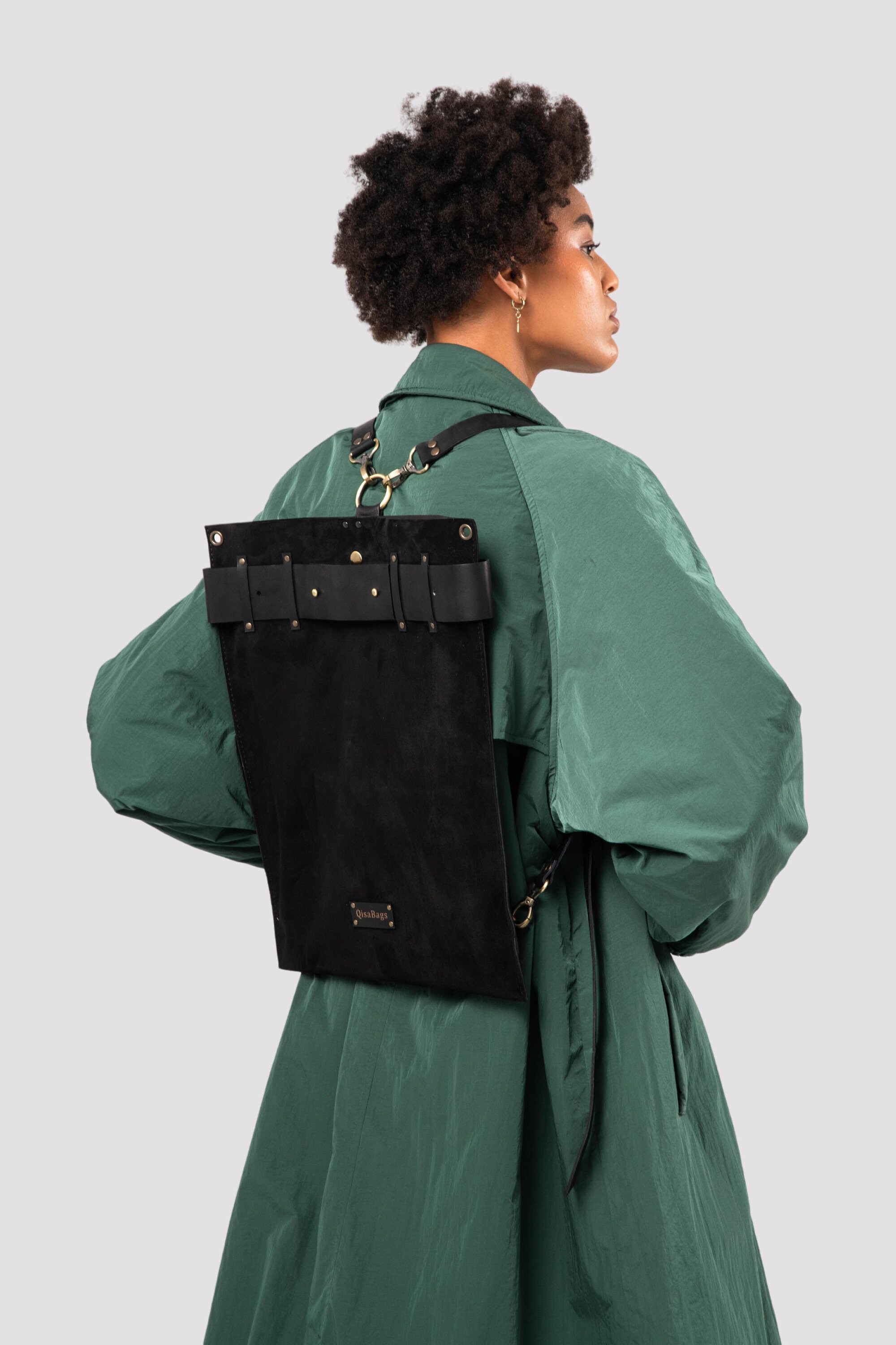 black leather and suede backpack OC PACK 001 Our designers hand selected the suede on this backpack for its buttery feel and enduring qualities that ensure itll only get softer and better with every wear Go Anywhere Backpack - Espresso
