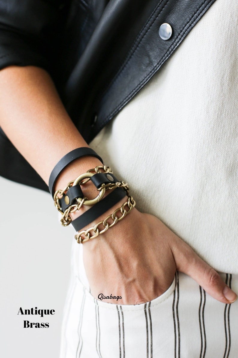 leather wrap bracelet