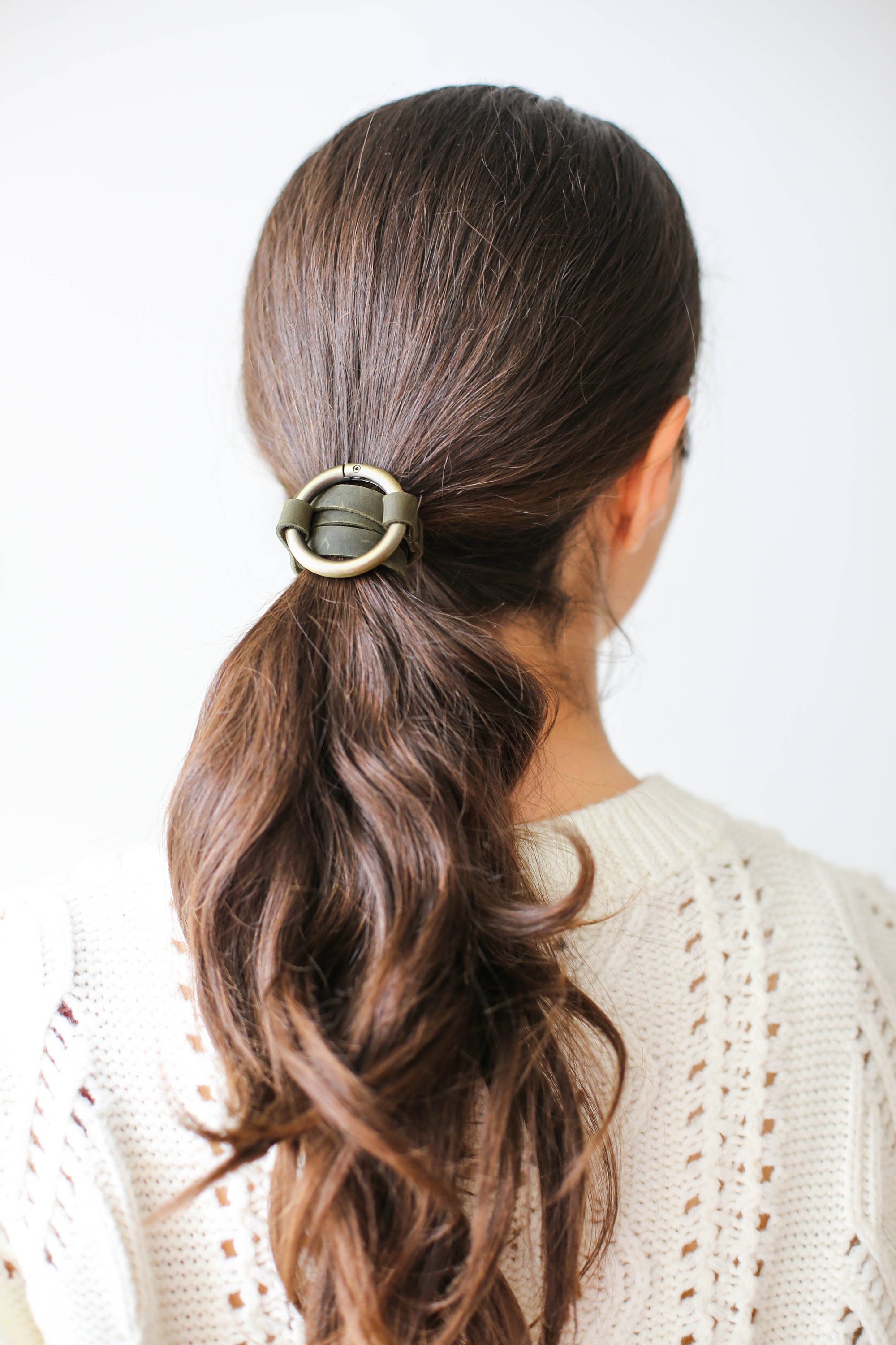 Hair jewel Hair Cuff Hair Tie Leather Hair Cuff Hair Etsy