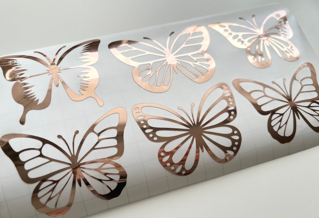Butterfly Stickers, Vinyl Butterfly Decals, Butterfly Decor, Craft