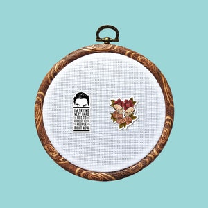 Very Uninterested In That Option Cross Stitch Kit. Schitt's Creek