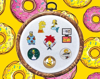 Enamel Needleminder - Enamel Needleminder, Magnetic, Needle Holder, Cross Stitch Tools, Cross Stitch Supplies, Embroidery, Cover Minder