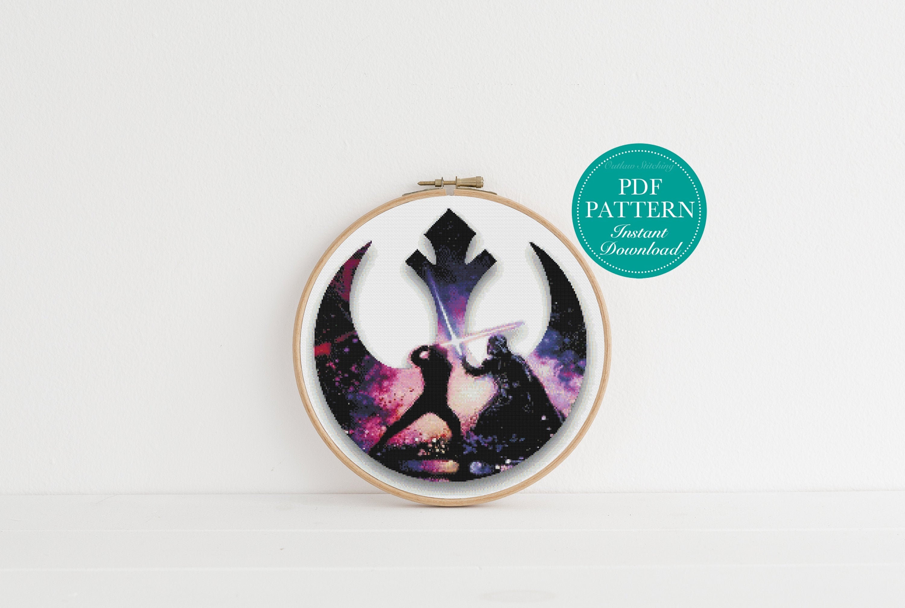 Counted Cross Stitch Pattern Cross Stitch Art Wall Hanging Etsy