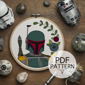 Embroidery Pattern - Full Stitch Guide Embroidery, Fiber Art, Wall Hanging, DIY Stitch, Star Art, Space Art, Stitch Guide, Trilogy
