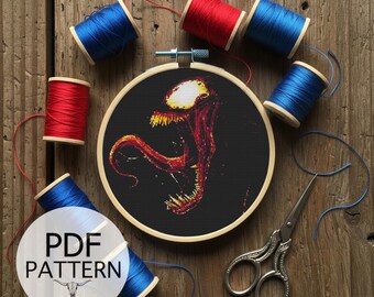 Counted Cross Stitch Pattern - Cross Stitch Art, Wall Hanging, DIY Cross Stitch, Fibre Art, Wall Art, Cross Stitch Guide