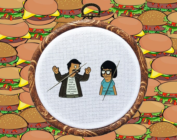 Needleminder Bobs Burgers, Tina Belcher, Bob Belcher, Needle