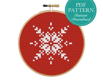 Counted Cross Stitch Pattern - Snowflake
