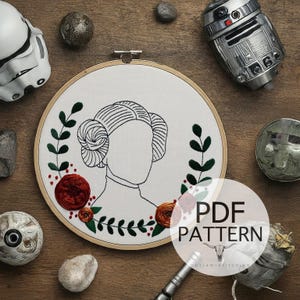 Embroidery Pattern - Full Stitch Guide Embroidery, Fiber Art, Wall Hanging, DIY Stitch, Star Art, Space Art, Stitch Guide, Trilogy