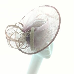 Chapeau mariage rose, bibi mariage rose, chapeau de cérémonie rose, bibi de cérémonie rose, chapeau de mariage invité rose, bibi rose zdjęcie 5