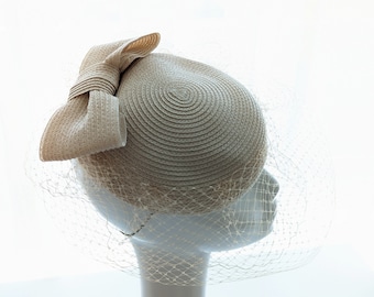 Wedding fascinator, wedding hat fascinator, veil fascinator hat, veil hat fascinator, veil, veil wedding fascinator, small wedding hats
