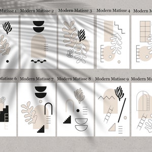 Modern Matisse | Matisse inspired print | matisse print | Illustration |nature print | abstract matisse |interiors |gallery wall | Art