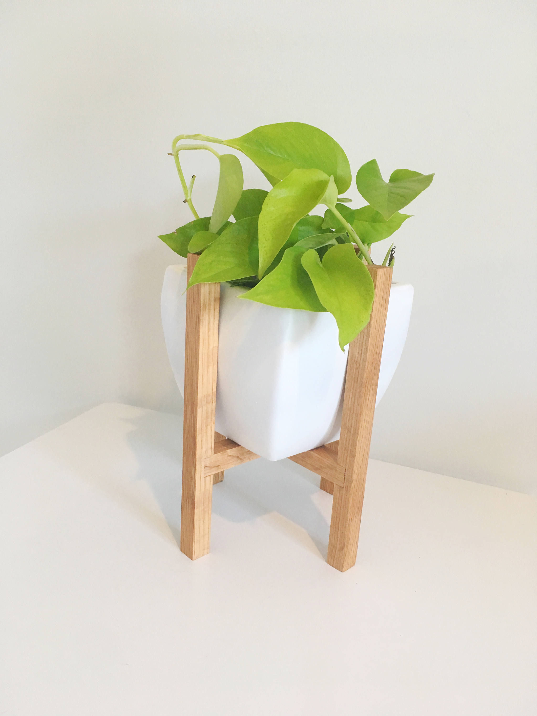 16cm Wooden Pot Plant Stand Wood Pot Plant Holder Timber Retro Etsy