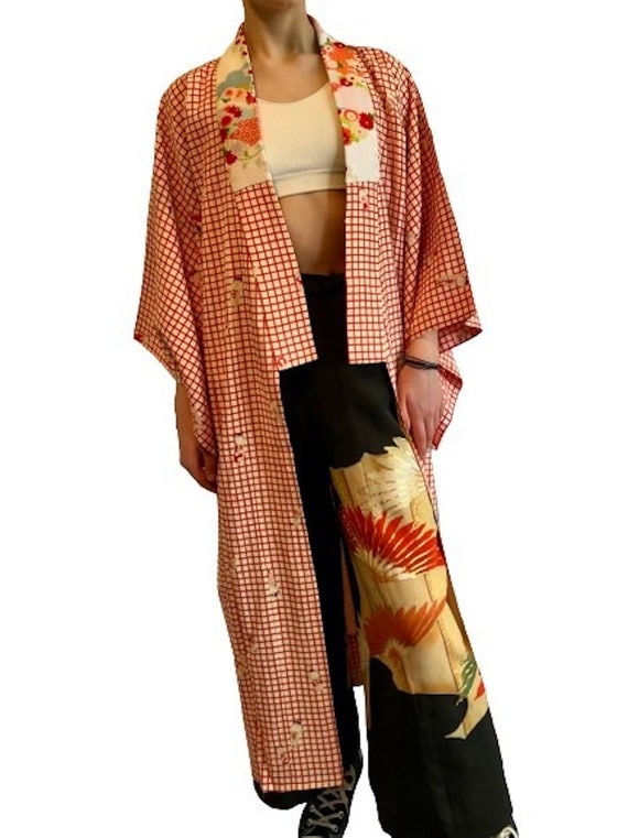 KOKESHI DOLL JUBAN, Vintage Japanese kimono silk,… - image 1