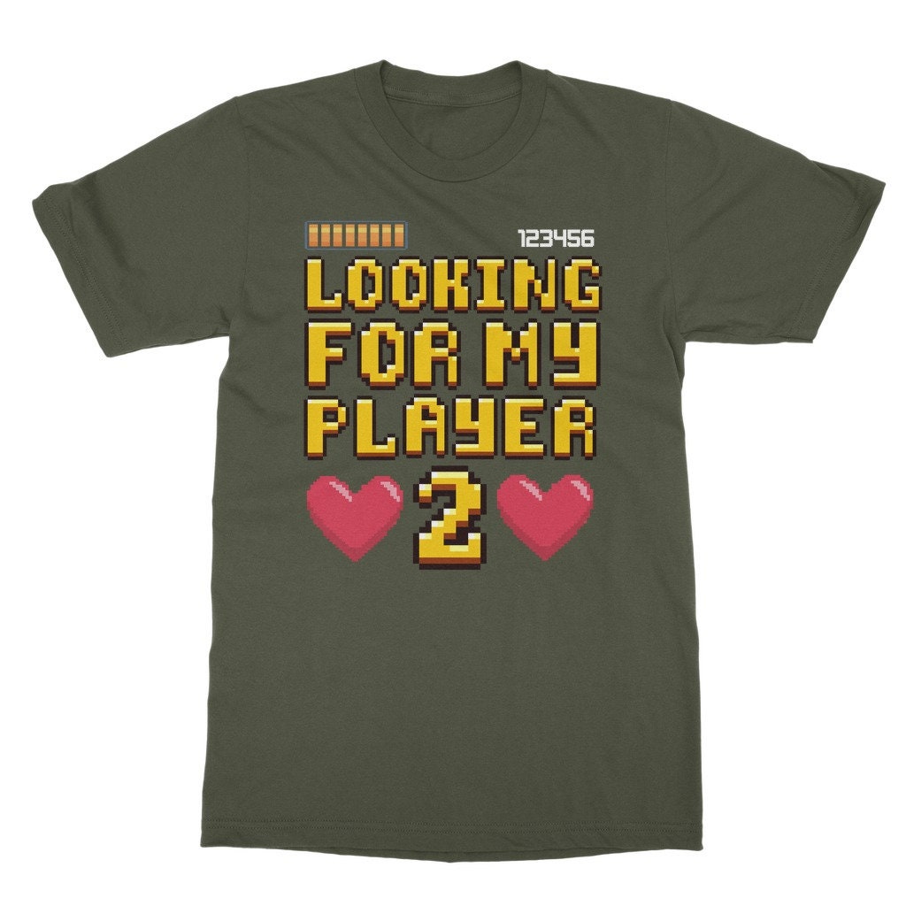 Player 2 Classic Adult Tshirt Etsy
