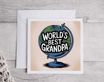 World’s Best Grandpa / Nana Greeting Card