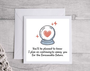Funny anniversary card