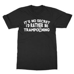 Trampolin klassische Erwachsene T-Shirt gedruckt in UK
