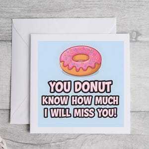 Cartão de saudades de Donut