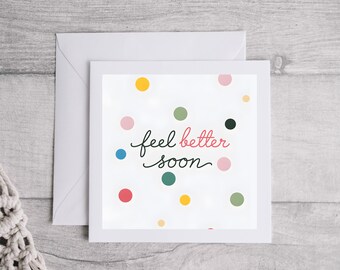 Feel better soon card