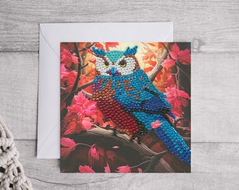 Owls in diamond painting