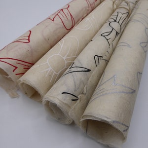 Hemp Tissue Paper. Handmade in Nepal. *Bows* *Eco Friendly Packaging/Crafts Alternative*  75cm x 50cm