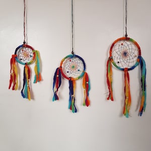 Rainbow Hemp & Wool Dreamcatcher (sold separately)
