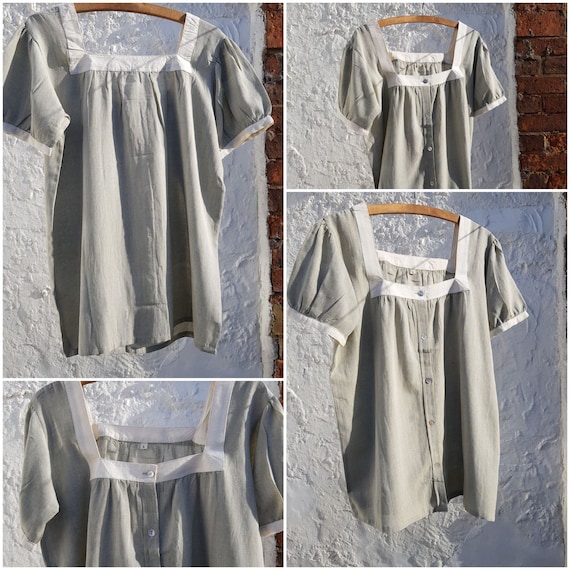 Damen Bambus und Bio Baumwolle Top / Bluse *Handmade* UK18 - Etsy sterreich