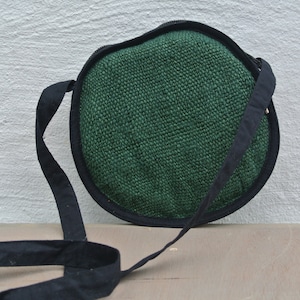 Circular Wild Hemp Shoulder Bag