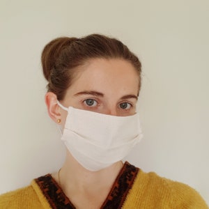 Soft Hemp Face Mask / Face Covering in the UK (Washable & Reusable) *Double Layer