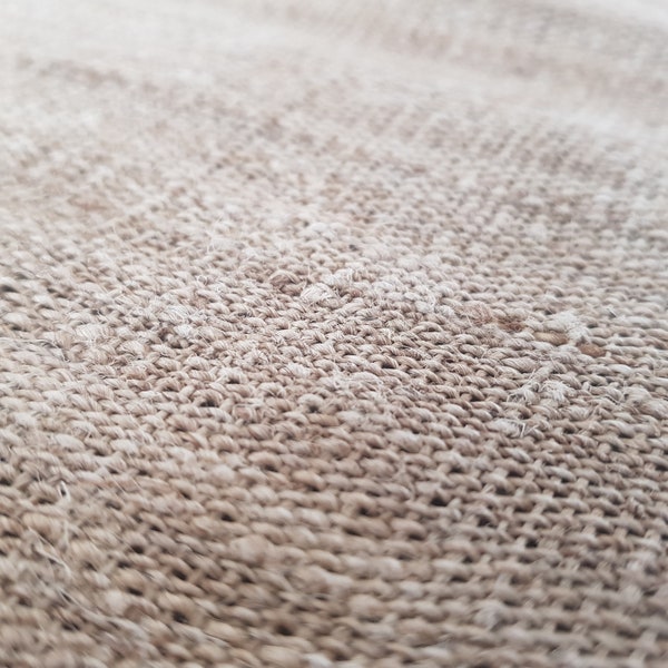 Giant Himalayan Nettle Natural Fabric. Ideal for: Bags/Furnishing/Crafting. Handwoven 650GSM