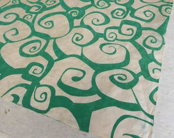 Lokta Paper Handmade in the Himalayas. Tree Free & Sustainable - Uses; Wrapping/Book binding/Decoupage 60GSM Swirls