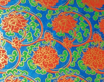 Handmade Lokta Paper . Traditional Tibetan Lotus . Tree Free & Sustainable . Great for Wrapping/Book binding/Decoupage/Scrapbooking/Crafting