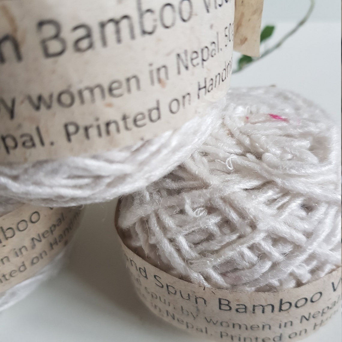 Bamboo Viscose Yarn Hand Spun in Nepal. 50m/50 Grams. Etsy UK