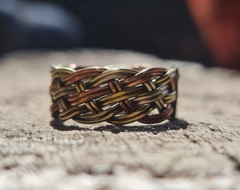 Mixed Metal Ring for Men, handmade in Nepal