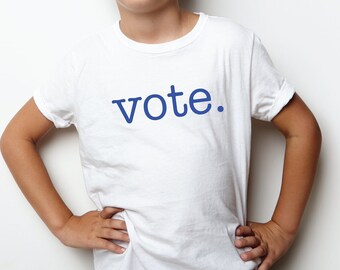 Vote Democrat Kids T-Shirt, Liberal Leftist Progressive Political Progressive Children's Shirt, Vote Blue No Matter Who, Election Day Merch