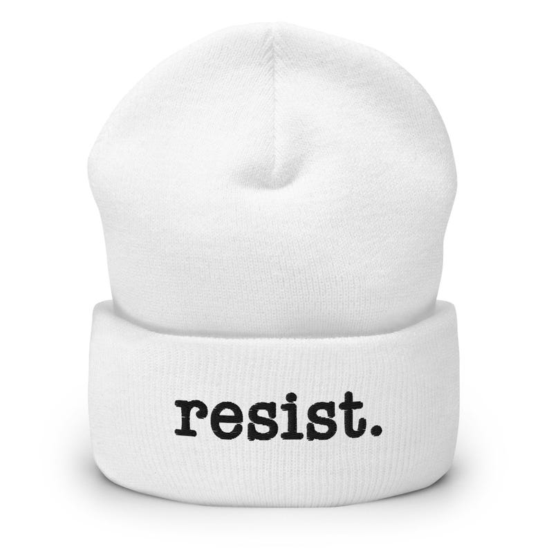 Resist Cuffed Beanie