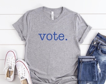 Koszulka Vote Democrat, koszulka Voter Registration T-shirt, koszulka Election Day, Save Democracy, Vote Blue No Matter Who, Grab Them By The Ballots Merch