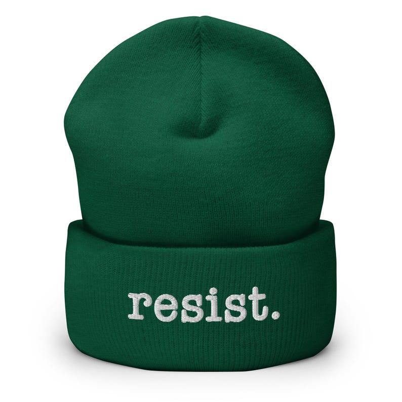 Resist Cuffed Beanie