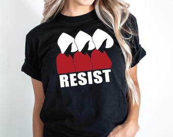 Koszulka „Opowieść podręcznej” Resist, koszulka „Opowieść Gilead Resist”, koszulka „Nie twoja podręczna”, Nolite Te Bastardes Carborundorum, Make Atwood Fiction Again