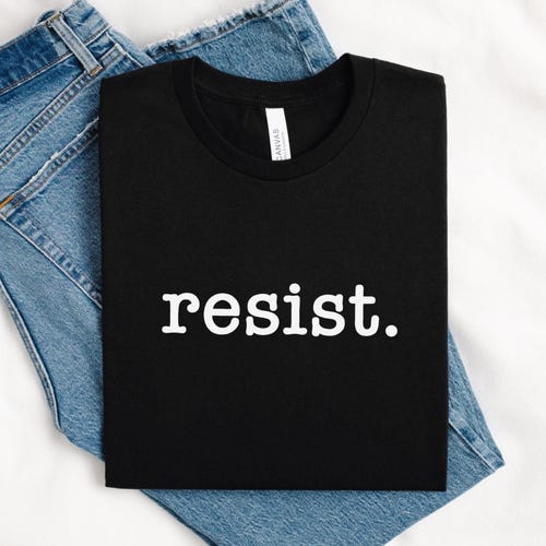 Resist Fascism T-Shirt, No Kings Protest Shirt, Resist Tyranny Oligarchy, Impeach Trump Tee, Save Democracy, Liberal Political Clothing