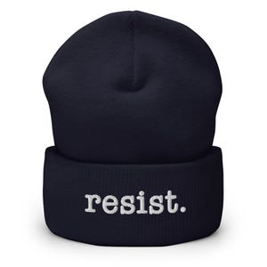 Resist Cuffed Beanie