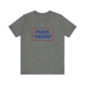 Camiseta "Fuck Trump", camiseta unisex FDT, "No es mi presidente", mercancía de protesta "No Kings", traidor, violador y delincuente convicto, Foxtrot Delta Tango imagen 6