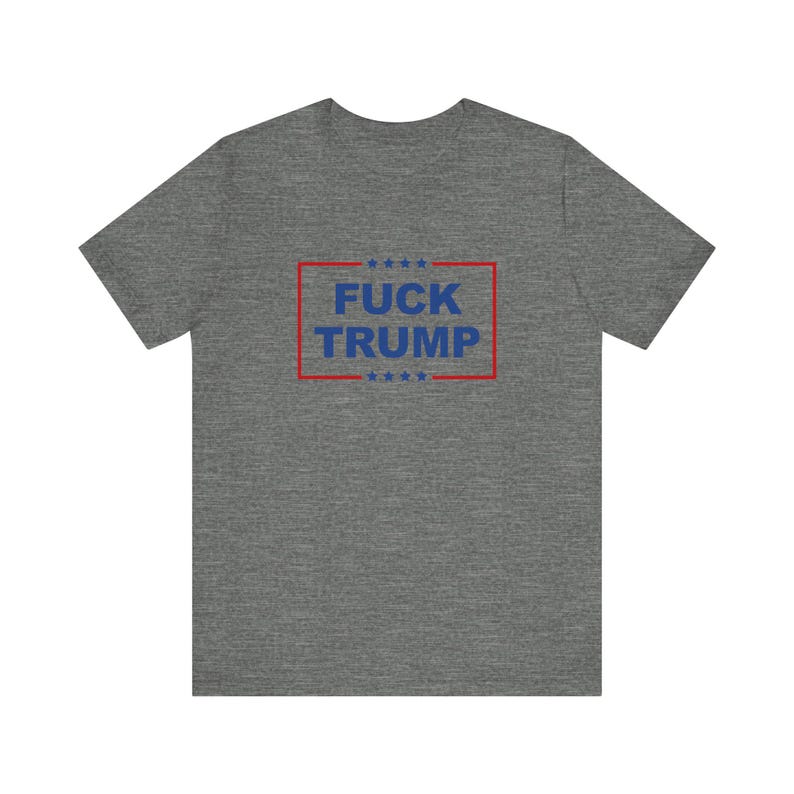 Camiseta "Fuck Trump", camiseta unisex FDT, "No es mi presidente", mercancía de protesta "No Kings", traidor, violador y delincuente convicto, Foxtrot Delta Tango imagen 6