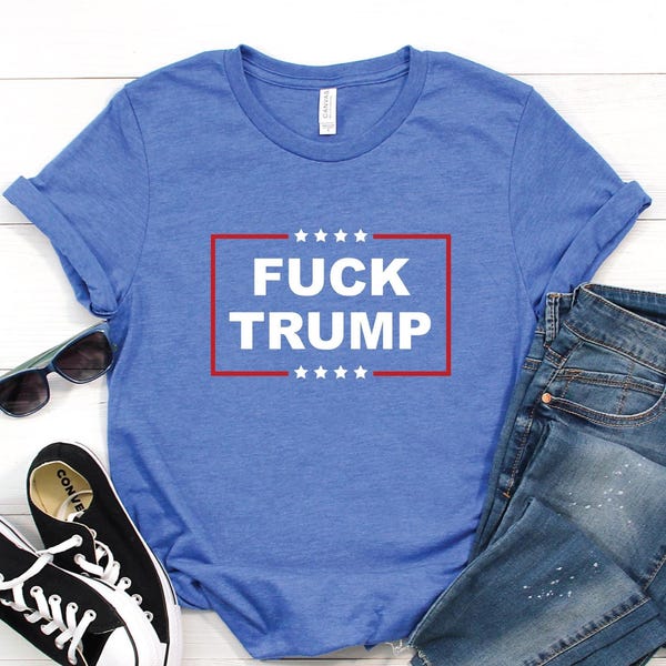 Fuck Trump T-Shirt, FDT Unisex Shirt, Not My President, No Kings Protest Merch, Convicted Felon Traitor Treason Rapist, Foxtrot Delta Tango