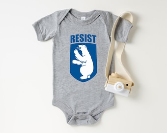 Body de bebé "Resiste Groenlandia", Conjunto infantil "Groenlandia no está en venta", No invadas Groenlandia, No toques Groenlandia, Merchandising de Nu Det NUUK