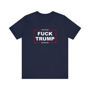 Camiseta "Fuck Trump", camiseta unisex FDT, "No es mi presidente", mercancía de protesta "No Kings", traidor, violador y delincuente convicto, Foxtrot Delta Tango imagen 8